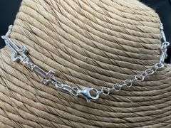 925 Sterling Silver Cross Bracelet Religious Jewelry