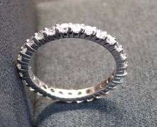 14K White Gold Lab Grown Diamond Wedding Band