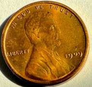 Nice Red BU 1909 VDB Lincoln Cent.