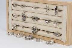 .925 Sterling Silver Curated 20 Ring Lot Various Sizes & Styles