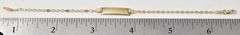 Adorable 14K Yellow Gold Child's Bracelet