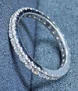 14K WHITE GOLD NATURAL DIAMOND WEDDING BAND