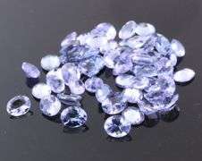 Substantial 19.83ct 58pc 5x4mm Tanzanite set