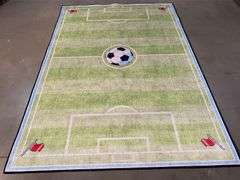 Modern kids Soccer Filed Design 5 x 8