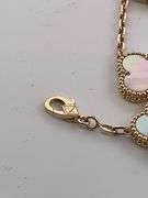 CERTIFIED BRAND NEW 18K YELLOW GOLD CLOVER LEAF BRACELET