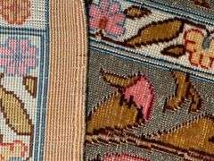 Vintage Silk & Gold Hereke Rug 2.1x3.4