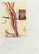 Exclusive Salvador Dali Signed Lithograph from 'Imaginations and Objects of The Future' suite, 1975