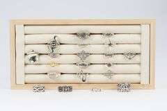 Sterling Silver Ring Assortment Various Sizes & Styles (20 Ring Lot)
