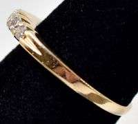 Cute 14K Yellow Gold Diamond Ring