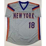 Darryl Strawberry Autographed New York Baseball Jersey