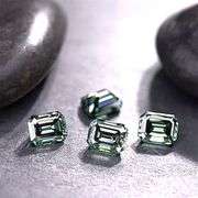 Huge 5.5 Ct Ice Mint Rare Emerald Cut Fire Moissanite
