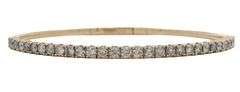 2.00ctw Round Diamond Flex Bangle Bracelet in 14K