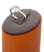 10kt White gold diamond accent Infinity ring