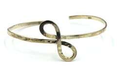 Group lot of 4 Vintage 925 sterling silver cuff bangles