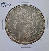 1881 O Morgan Silver Dollar, AU