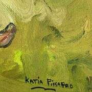 Katia Pissarro Original Oil on Canvas Framed