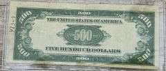 Very rare and collectable 500 Federal Reserve Note