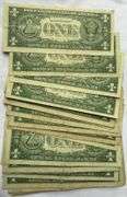 33 Various 1957 Series $1 Silver Certificates.
