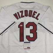 Signed Omar Vizquel Cleveland Indians Jersey w/COA