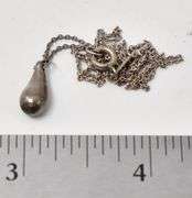 Water Drop Necklace in Sterling Silver