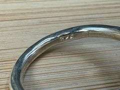 Sterling Silver 925 One of a Kind Dichroic Glass Ring Size 7.25