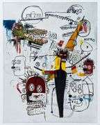Colorful Jean-Michel Basquiat From 'Symbols and Signs'