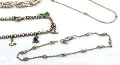 Vintage 925 sterling silver group lot of  bracelets