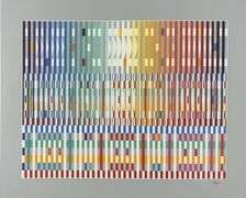 Highly Collectible Yaacov Agam 'The Blessing' Signed Screenprint Framed