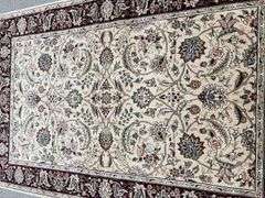 Handmade w/Silk Isfahan Design 4.0x6.0