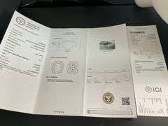 I.G.I CERTIFIED 2.82 CARAT CUSHION CUT DIAMOND