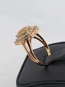 CERTIFIED 18K ROSE GOLD DIAMOND RING