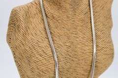 Sterling Silver Flexible Round Snake Chain 4mm 925 Italy New Necklace 24"