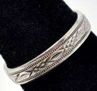 Simple Engraved Band Ring in Sterling