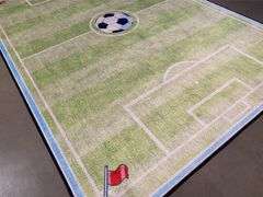 Modern kids Soccer Filed Design 5 x 8