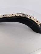 MEN'S CERTIFIED BRAND NEW 14K YELLOW AND WHITE GOLD DIAMOND BRACELET