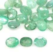 Bright emerald green 6.65ct 24pc Emerald set