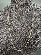 10k Gold Solid Franco 0.8mm 20 Inch Chain Necklace 2.3 Grams
