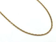 Useful 18K YG Anchor Link Necklace