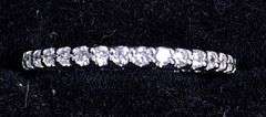 14K WHITE GOLD LAB GROWN DIAMOND WEDDING BAND