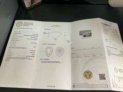 I.G.I CERTIFIED 3.08 CARAT PEAR SHAPE DIAMOND