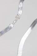Sterling Silver Wide Herringbone Necklace 11.5mm Italy Solid 925 Italian Chain 18"