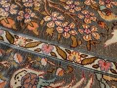 Vintage Silk & Gold Hereke Rug 2.1x3.4