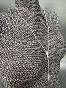 High Polished 925 Sterling Silver 2.5mm Smooth Bead Plain Cross 18" Rosary