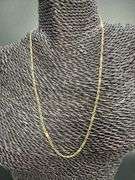14k Yellow Gold Solid Figaro Link Chain 2.6mm Necklace 26"