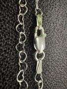 Sterling Silver Italian Love Heart Chain 3mm Solid 925 Italy Infinity Promise Necklace 24"