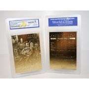 Star Wars 23KT Sculptured Limited Gold Card Mint 10