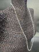 Sterling Silver Italian Love Heart Chain 4.5mm Solid 925 Italy Infinity Promise Necklace 24"