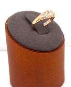 Sparkling Dainty Diamond Dome Ring