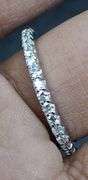 14K WHITE GOLD LAB GROWN DIAMOND WEDDING BAND