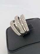 BRAND NEW 18K WHITE GOLD DIAMOND BAND / RING